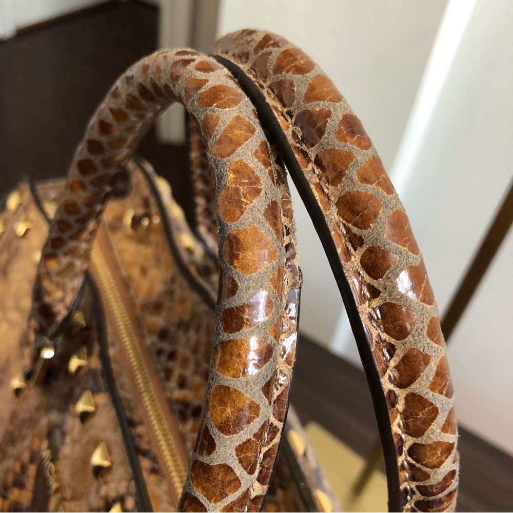 Michael Kors Selma Stud Sand Python Bag Missing S… - image 7